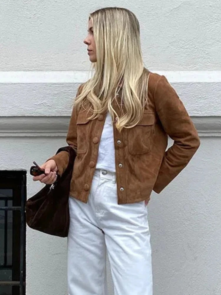 Stylish Suede Jacket