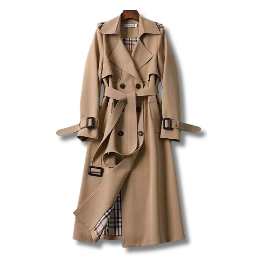 Margot | Classic Gabardine Coat for Women