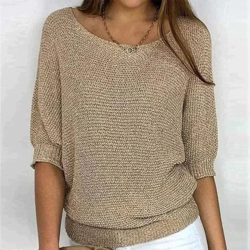 Delphine | Three-Quarter Sleeve Sweater