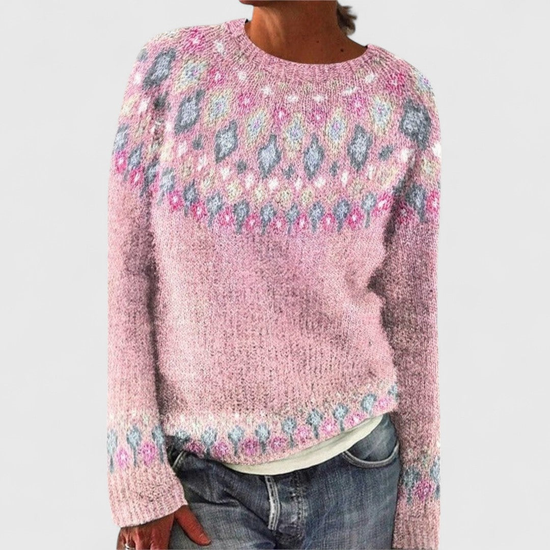 Ingrid | Retro Scandinavian Knitted Sweater