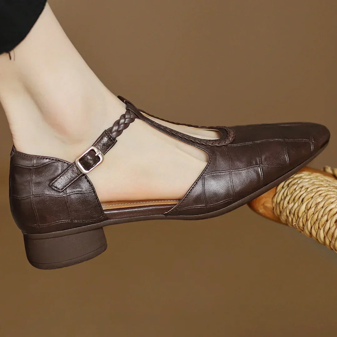 Eliana™ Elegant Leather Sandal