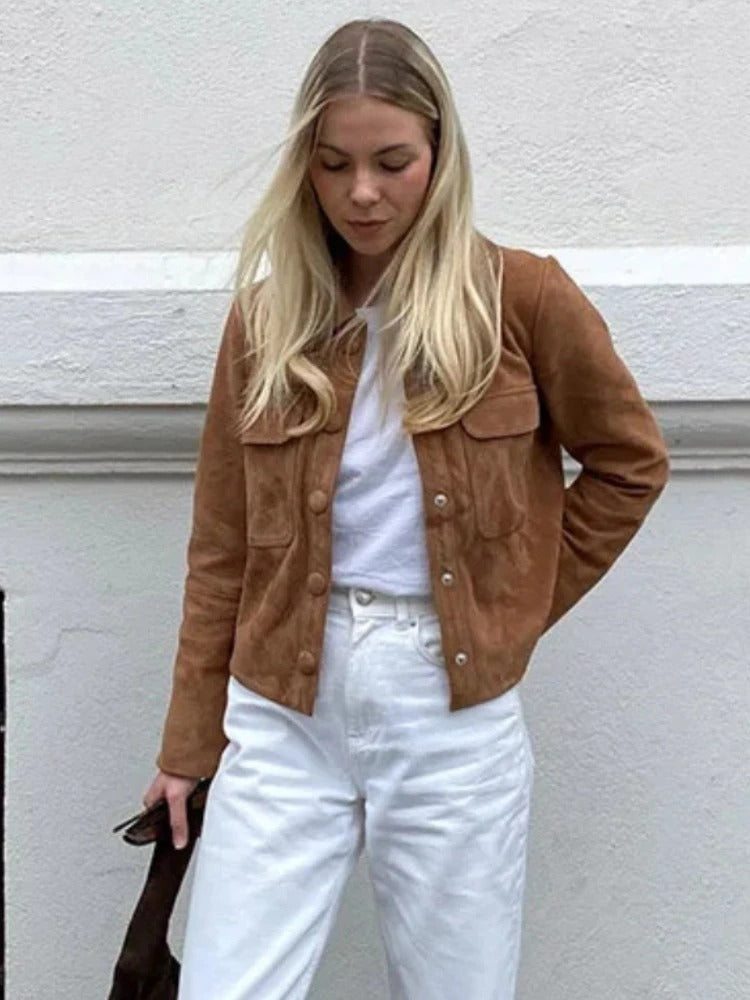 Stylish Suede Jacket