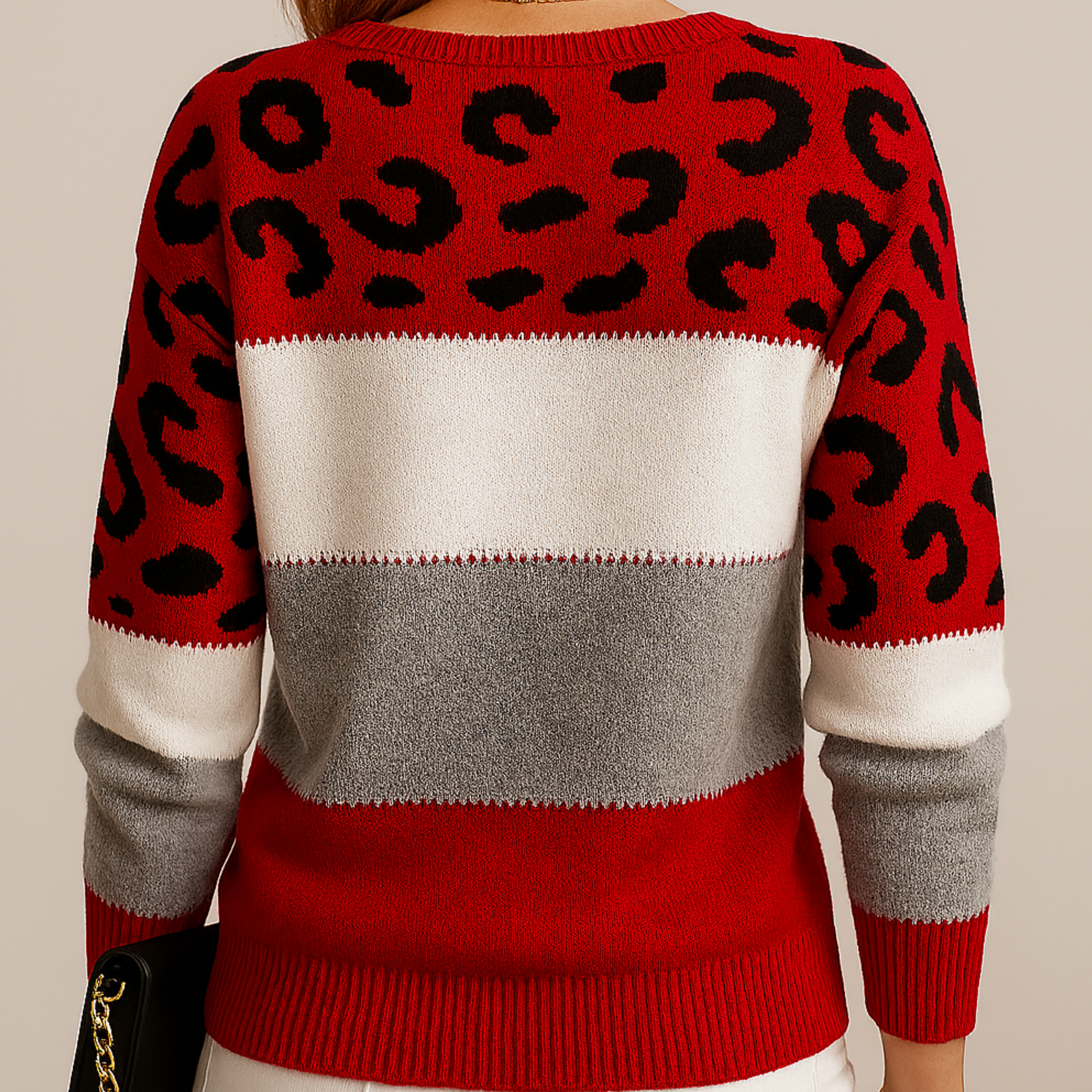 Camille | Leopard Print Casual Sweater