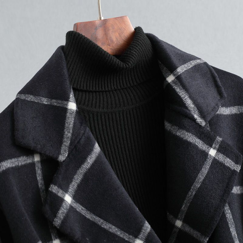Colette | Retro Plaid Tweed Coat