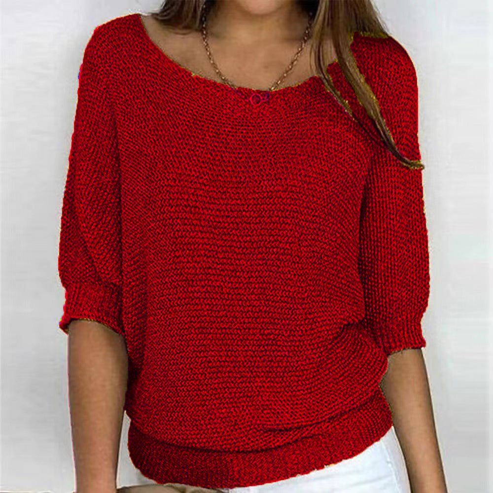 Delphine | Three-Quarter Sleeve Sweater