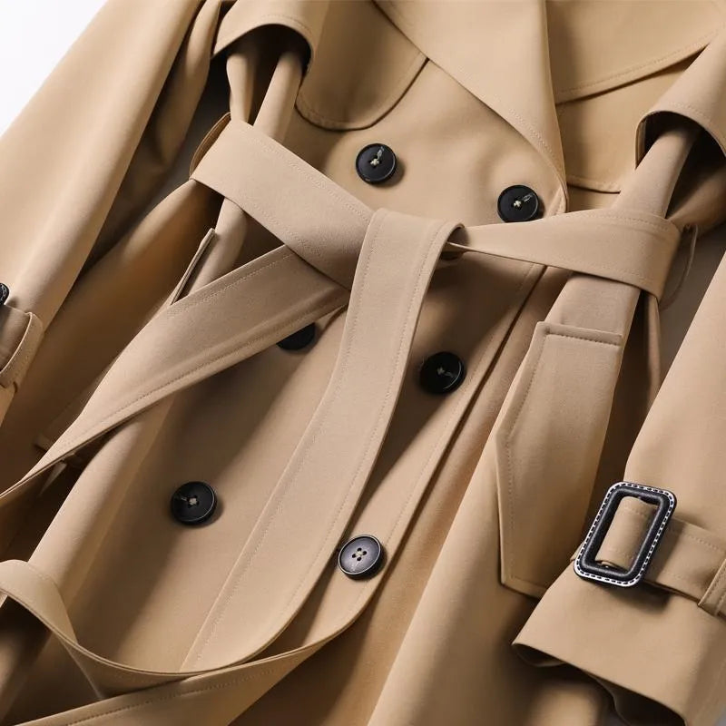 Margot | Classic Gabardine Coat for Women