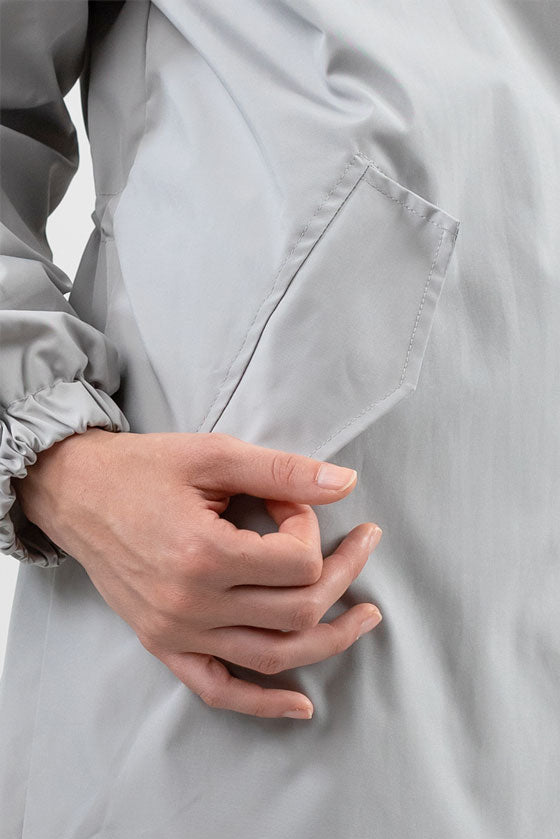 ICE GRAY WINDBREAKER