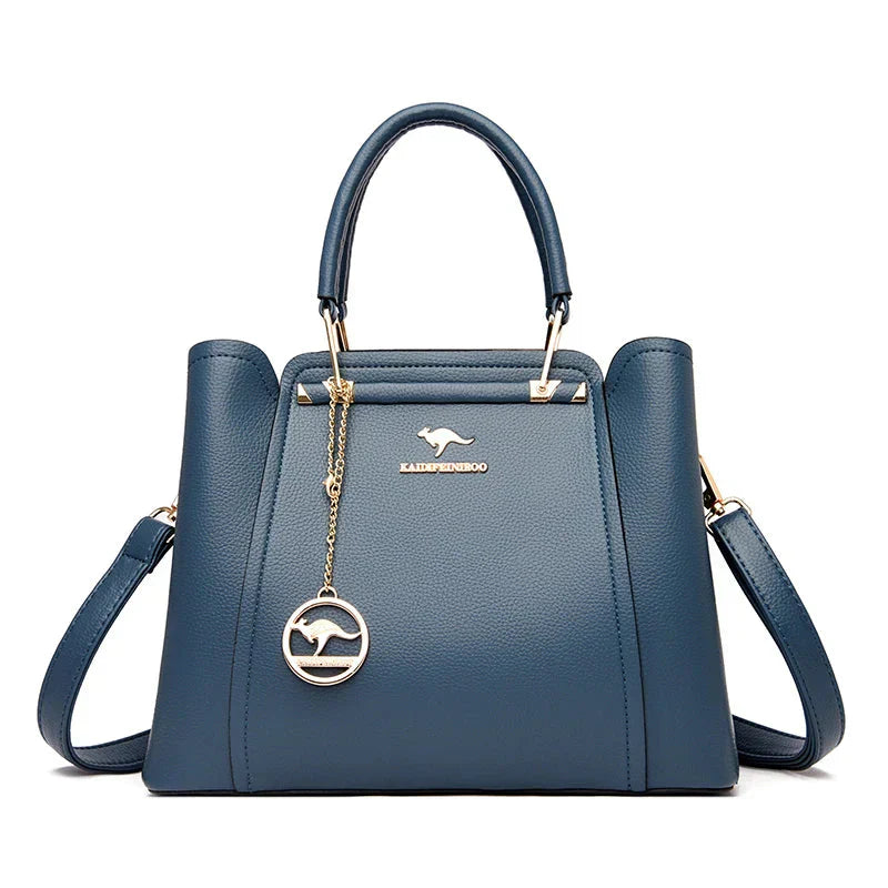 Large Women's Leather Handbag | Shoulder Bag