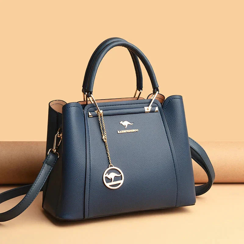Large Women's Leather Handbag | Shoulder Bag