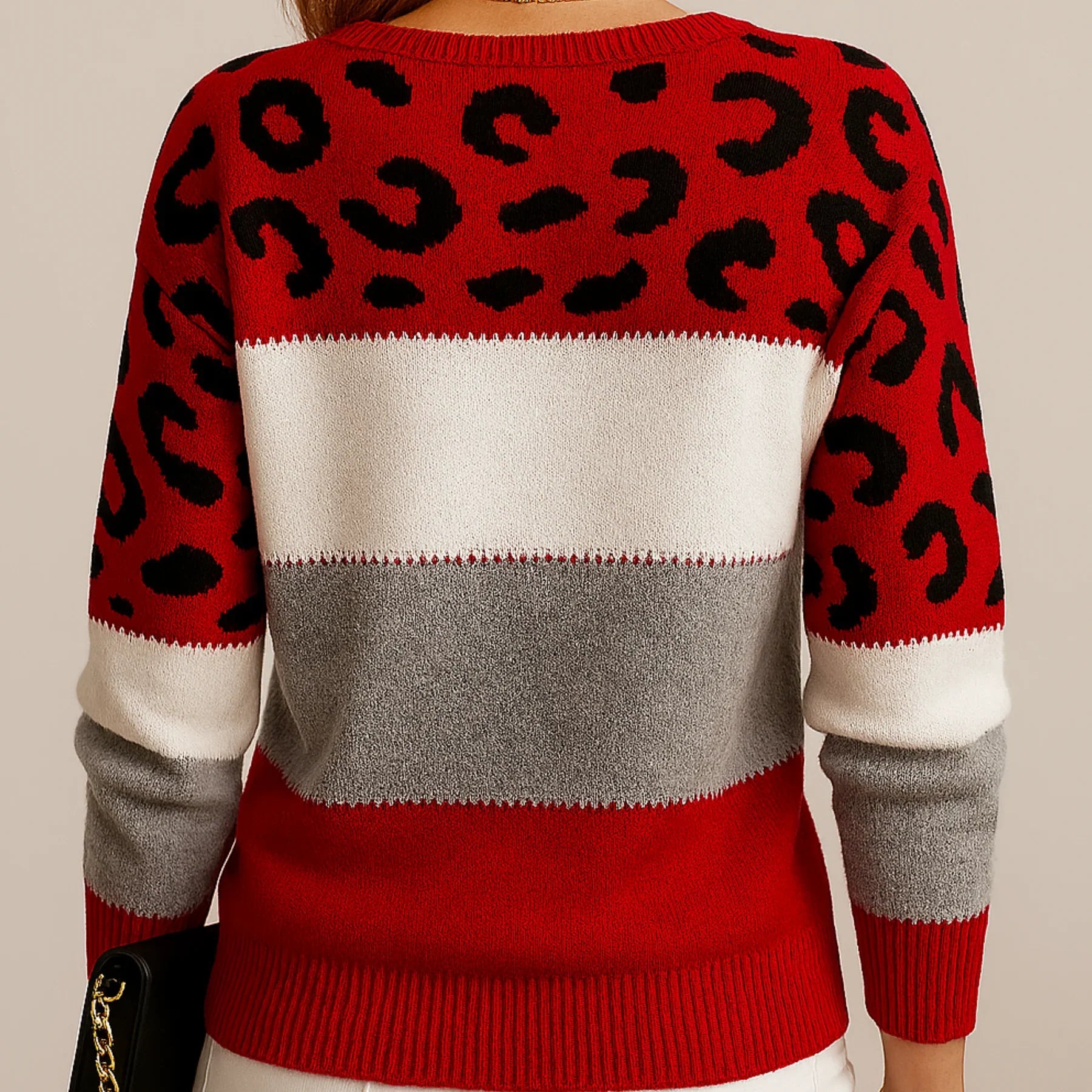 Camille | Leopard Print Casual Sweater