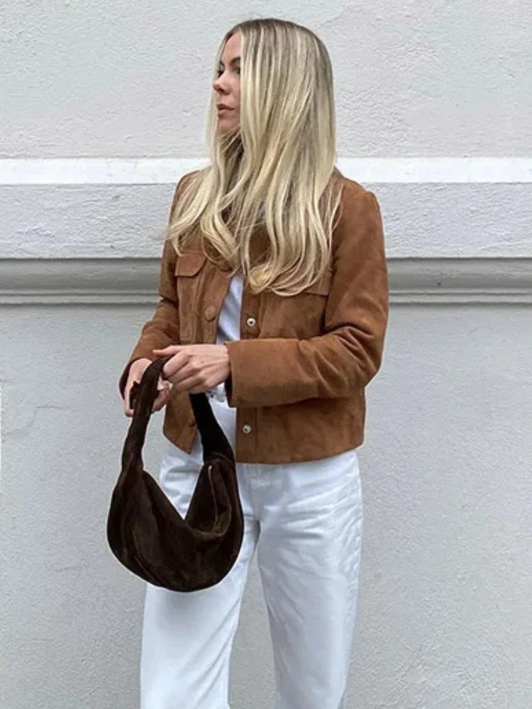 Stylish Suede Jacket