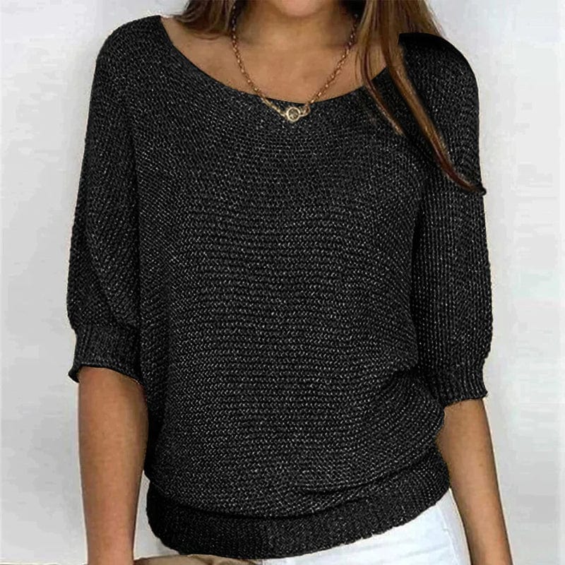 Delphine | Three-Quarter Sleeve Sweater