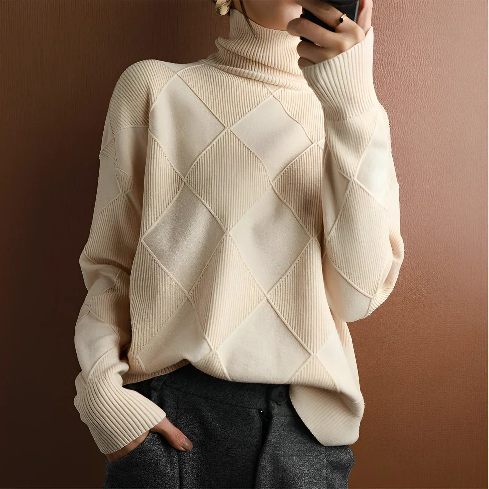 Cashmere Turtleneck Sweater