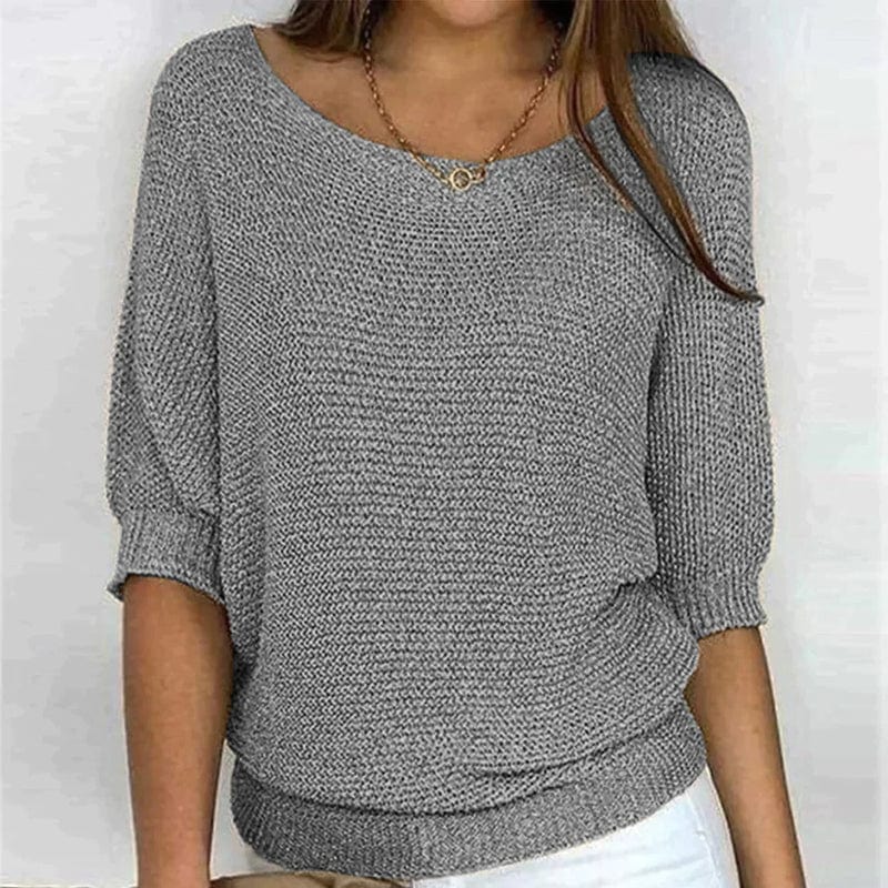 Delphine | Three-Quarter Sleeve Sweater