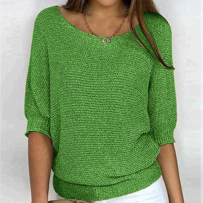Delphine | Three-Quarter Sleeve Sweater