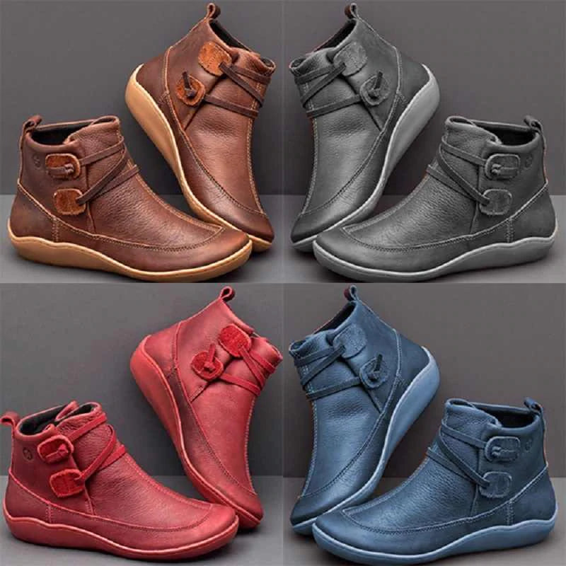 Tiana™ | Soft Ortho Vegan Leather Boots