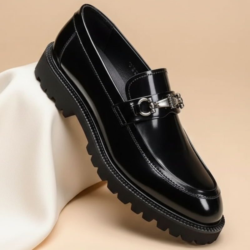Valentino Leather Loafers