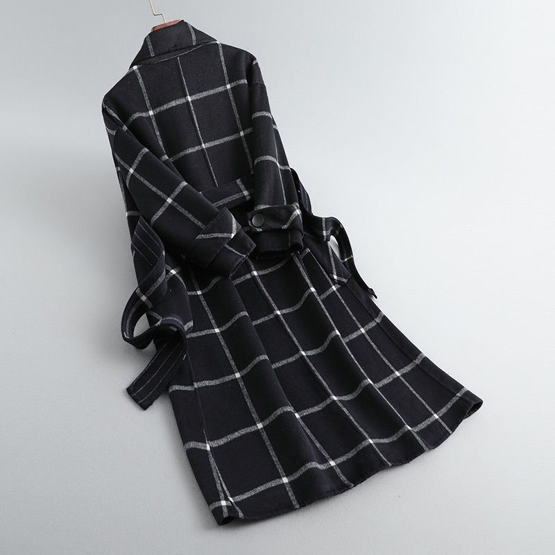 Colette | Retro Plaid Tweed Coat
