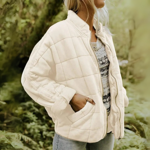Lightweight Fitted Autumn Jacket | Elegant & Versatile