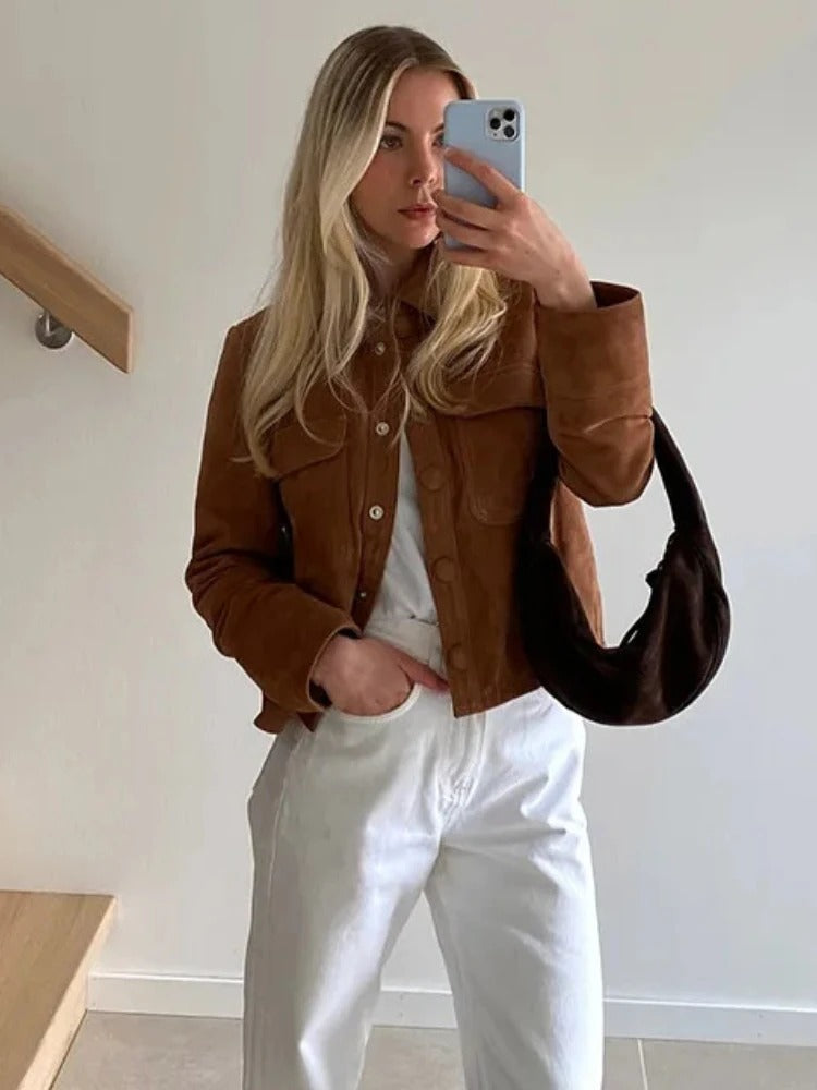 Stylish Suede Jacket
