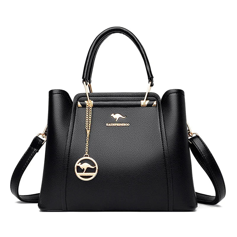 Large Women's Leather Handbag | Shoulder Bag
