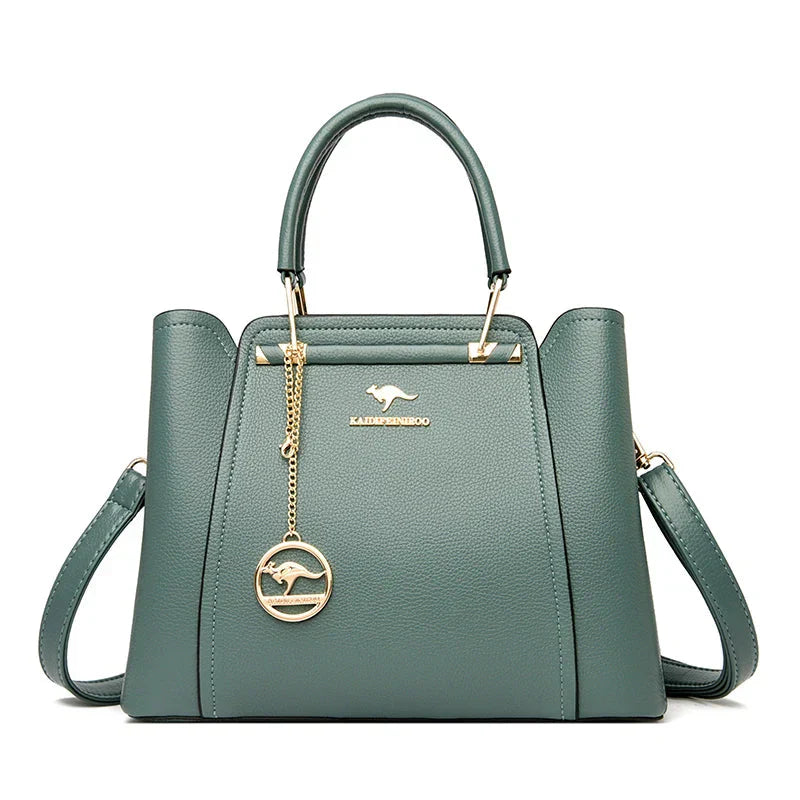 Large Women's Leather Handbag | Shoulder Bag