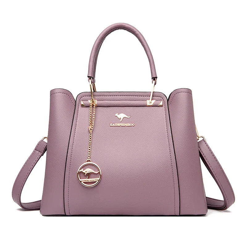 Large Women's Leather Handbag | Shoulder Bag