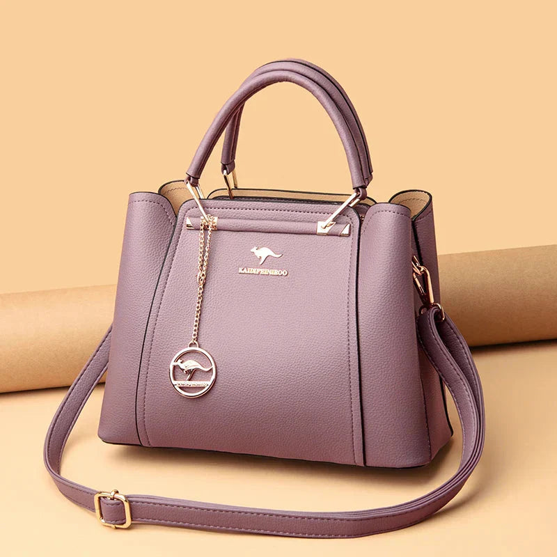 Large Women's Leather Handbag | Shoulder Bag