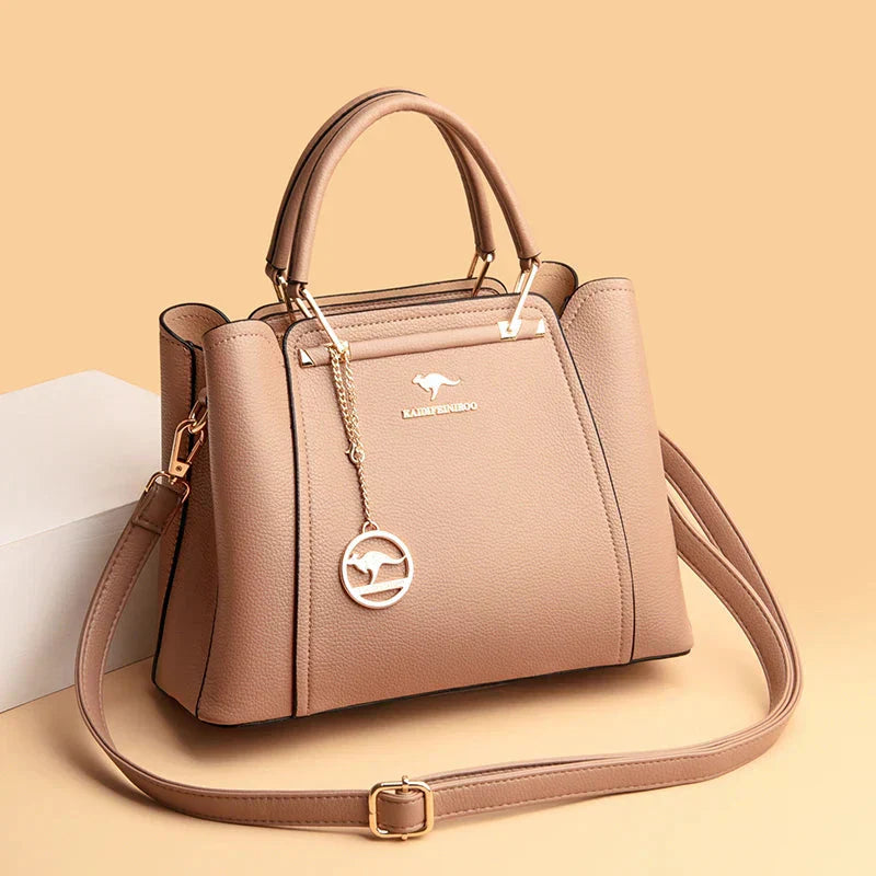 Large Women's Leather Handbag | Shoulder Bag
