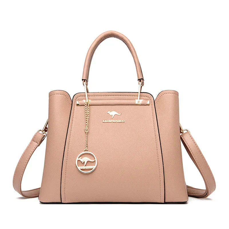 Large Women's Leather Handbag | Shoulder Bag
